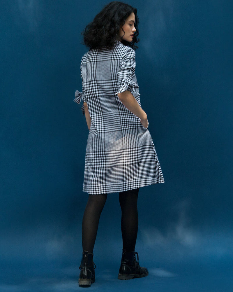 Checkered Shift Dress