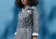 Checkered Trench Coat