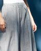 Deep Pleat Front Bottom - Black & White