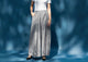 Deep Pleat Front Bottom - Black & White
