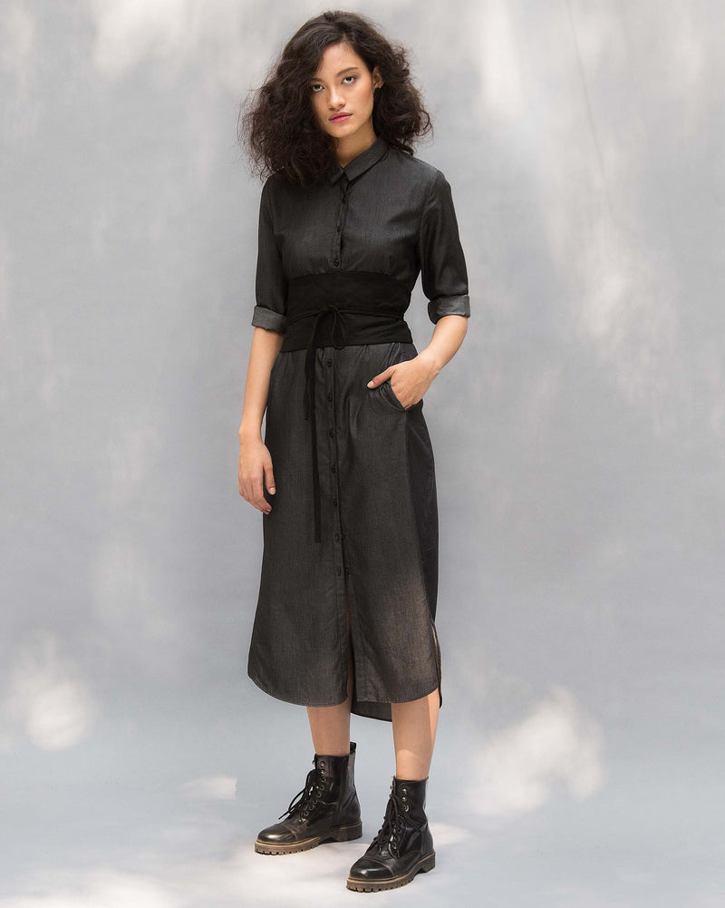 Pristine Dress - Charcoal