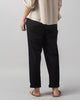 Pleated Narrow Pants - Black