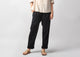 Pleated Narrow Pants - Black