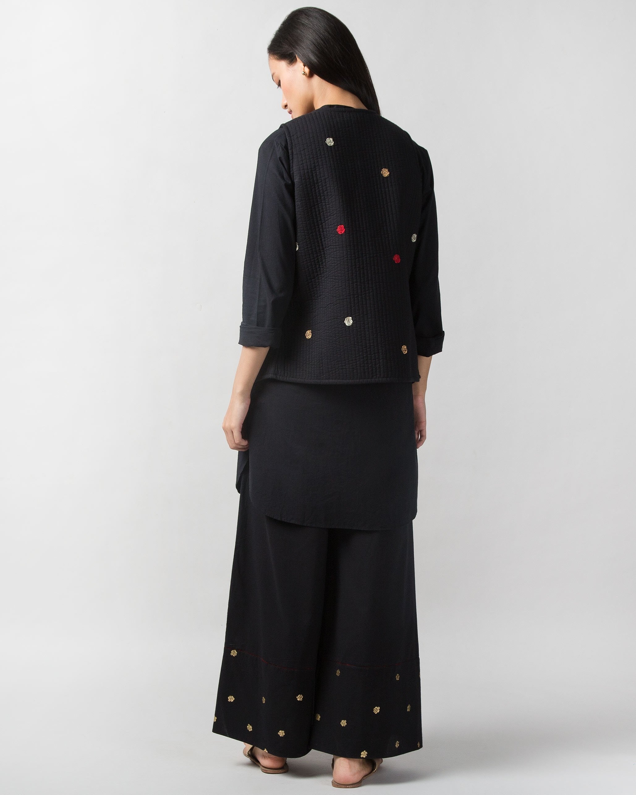 Quilted Jacket - Black