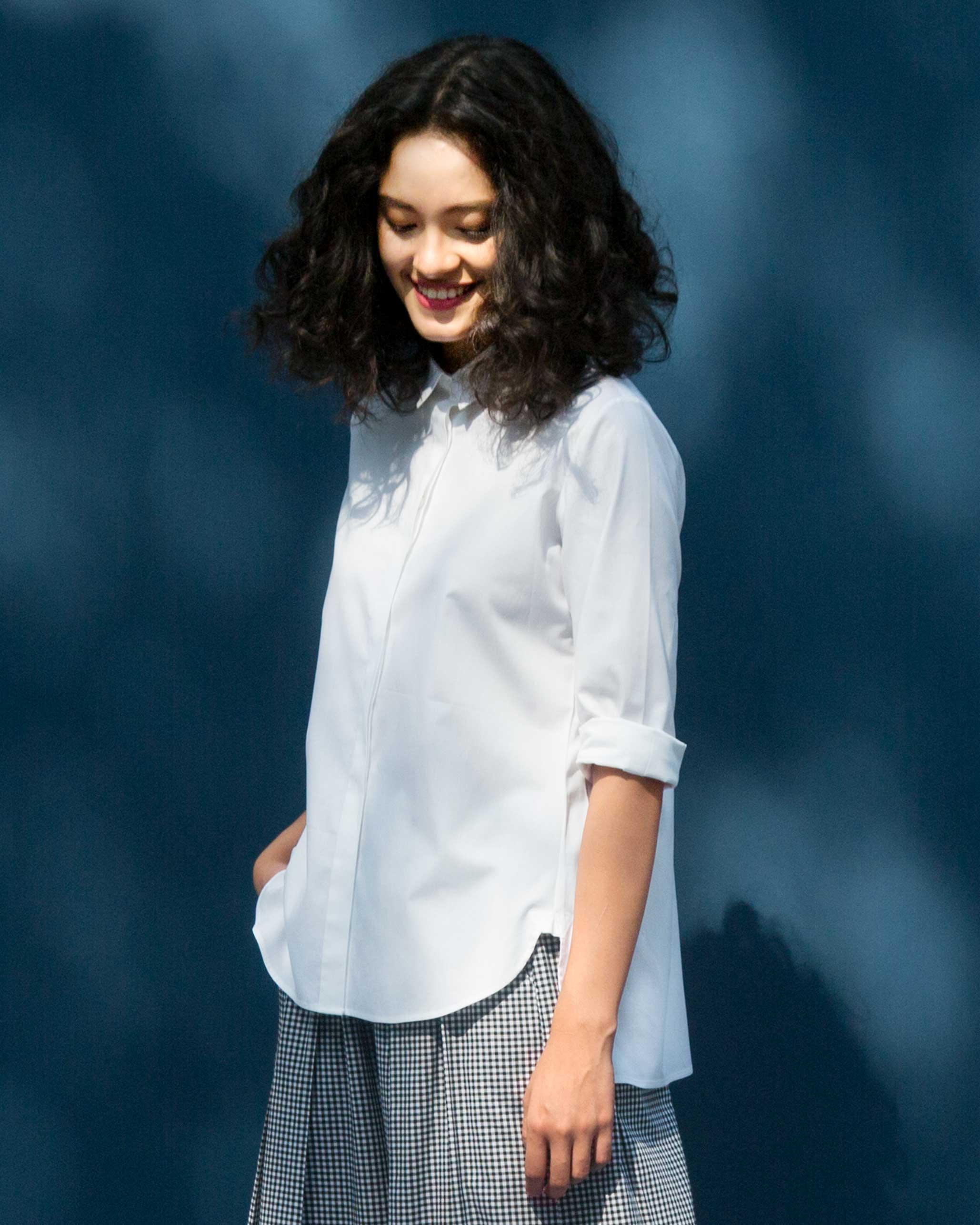 Cantonese Shirt - White