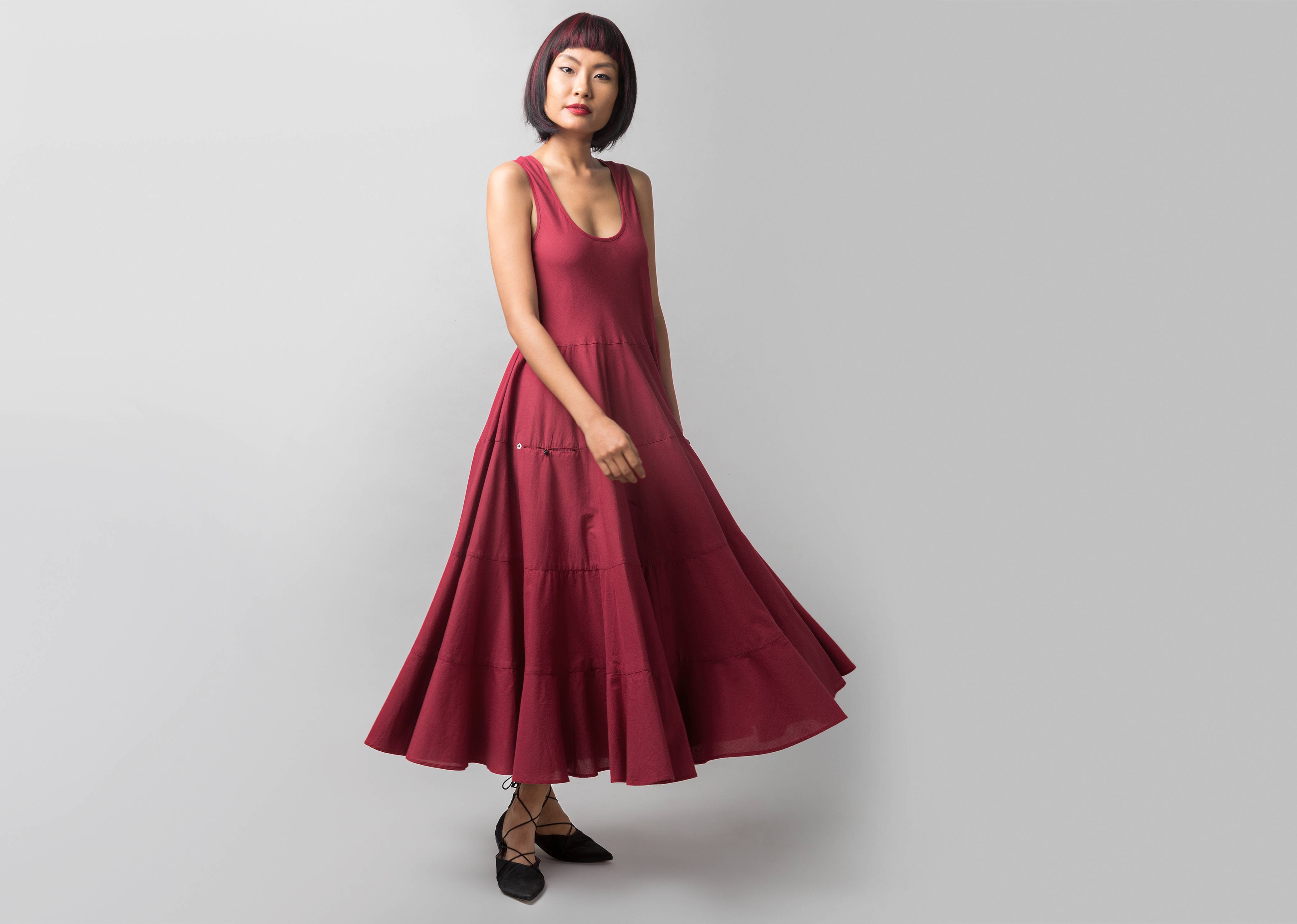Daisy Dress - Red