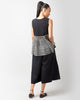 Double Pleat Culotte - Black