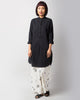 Classic Mid-Length Kurta - Black