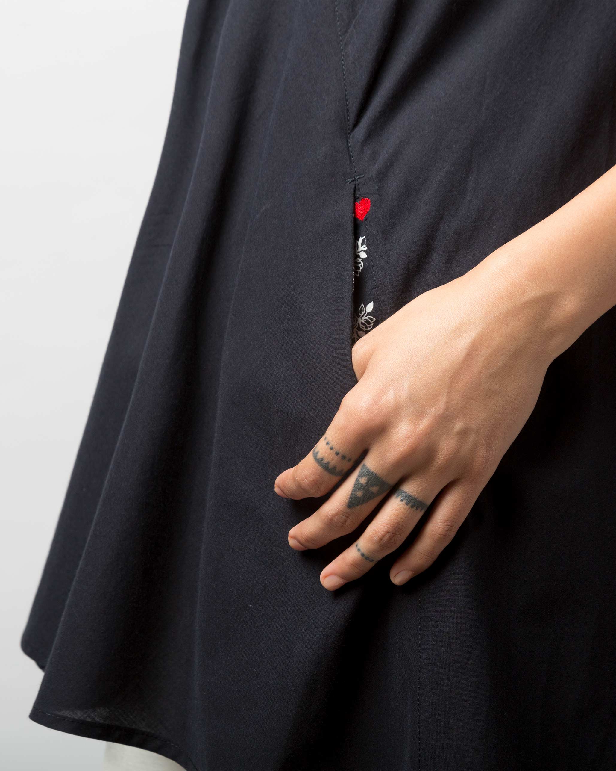 Lantern Top - Black