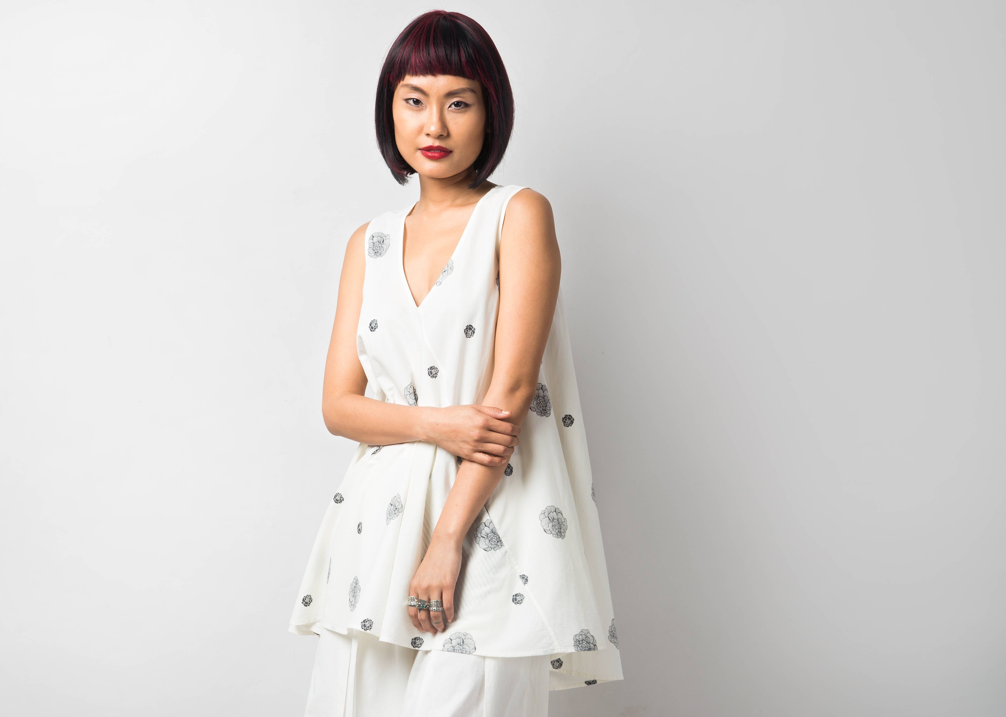 Lantern Top - Ivory