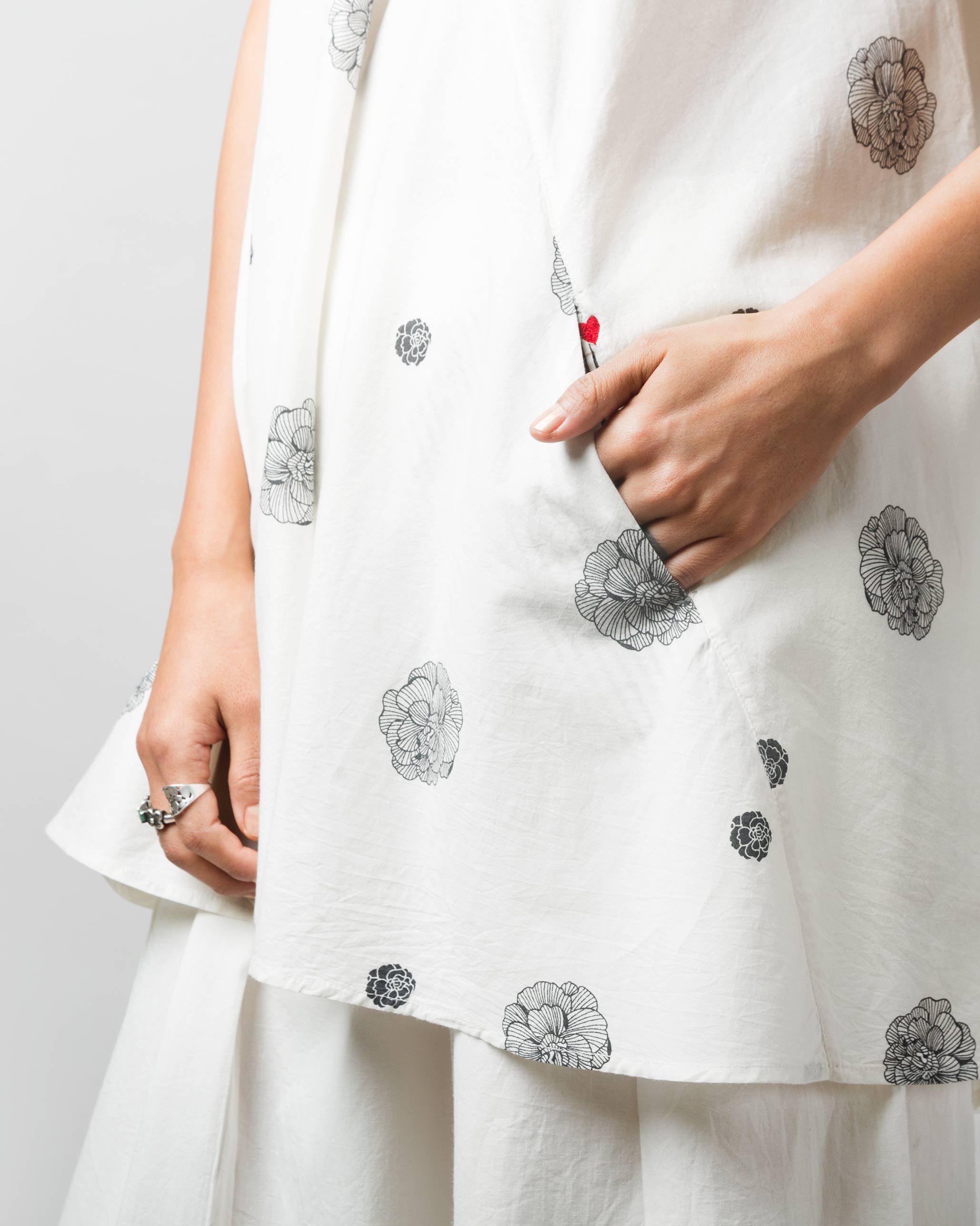 Lantern Top - Ivory