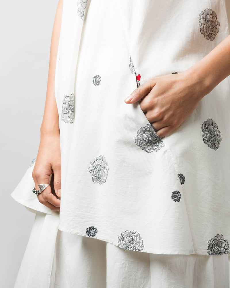 Lantern Top - Ivory