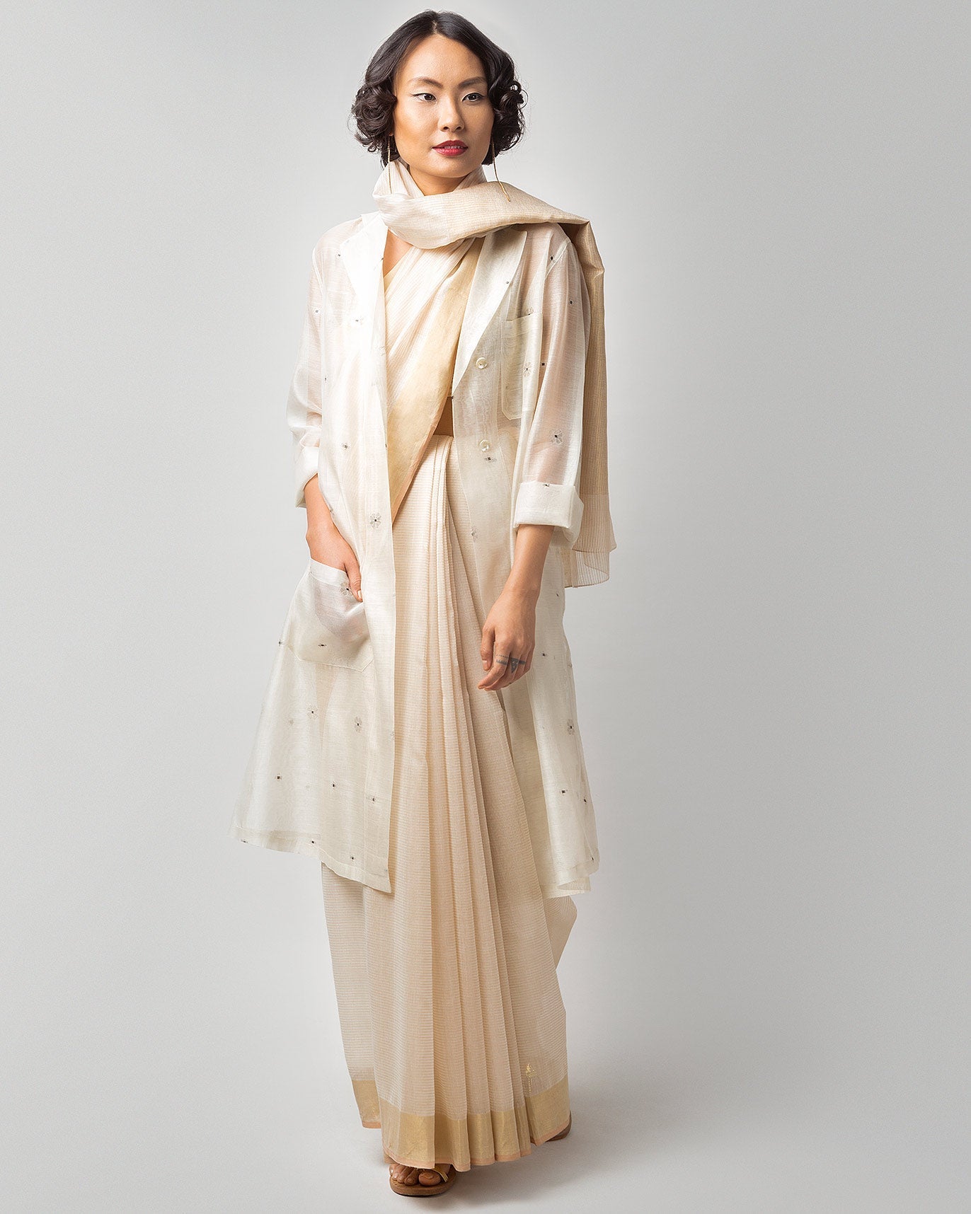 Cloud Cover Sari