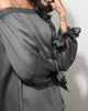 Cinched Top - Charcoal
