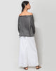 Cinched Top - Charcoal