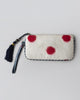 Ikat Pouch -  Indigo & Ivory