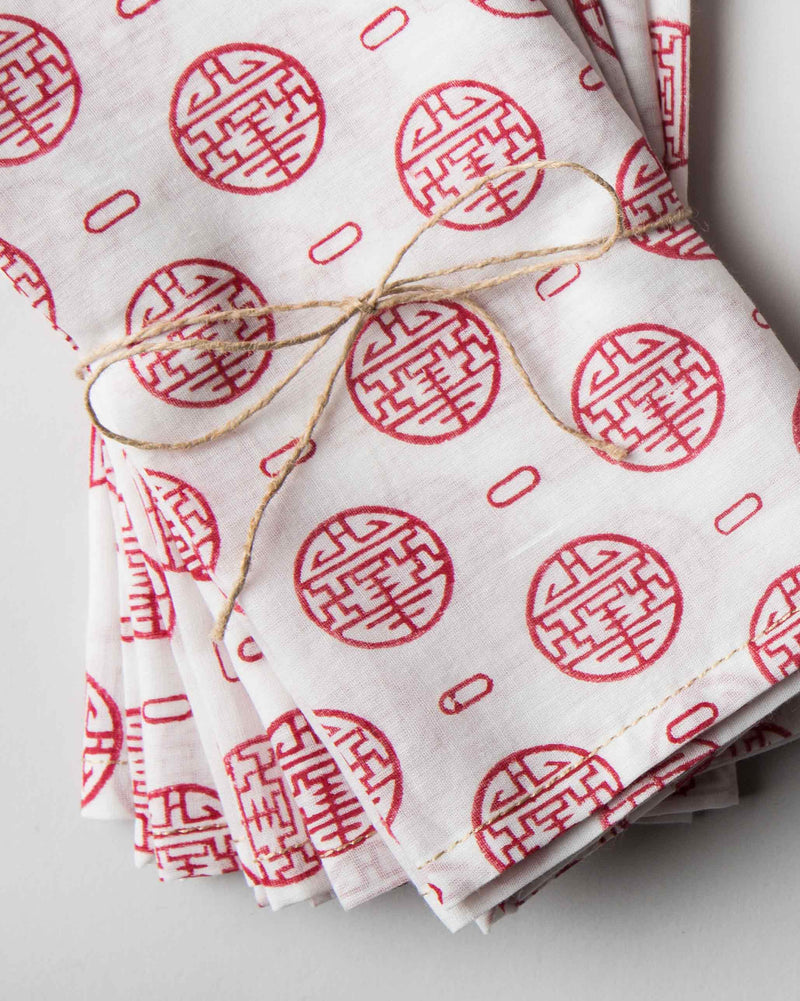 Medallion Dinner Napkins (Set Of 6)