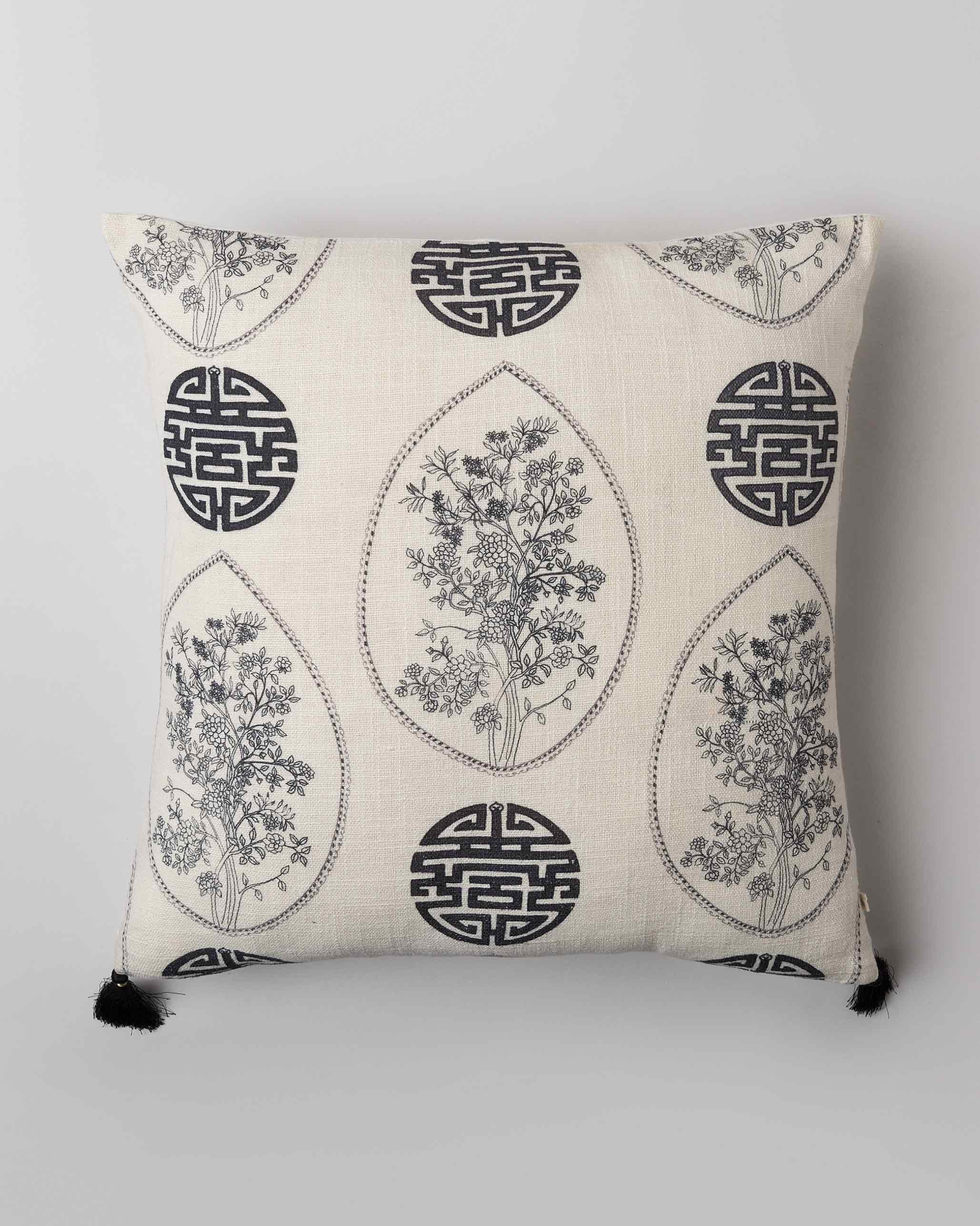 Jia Cushion Cover - Grey