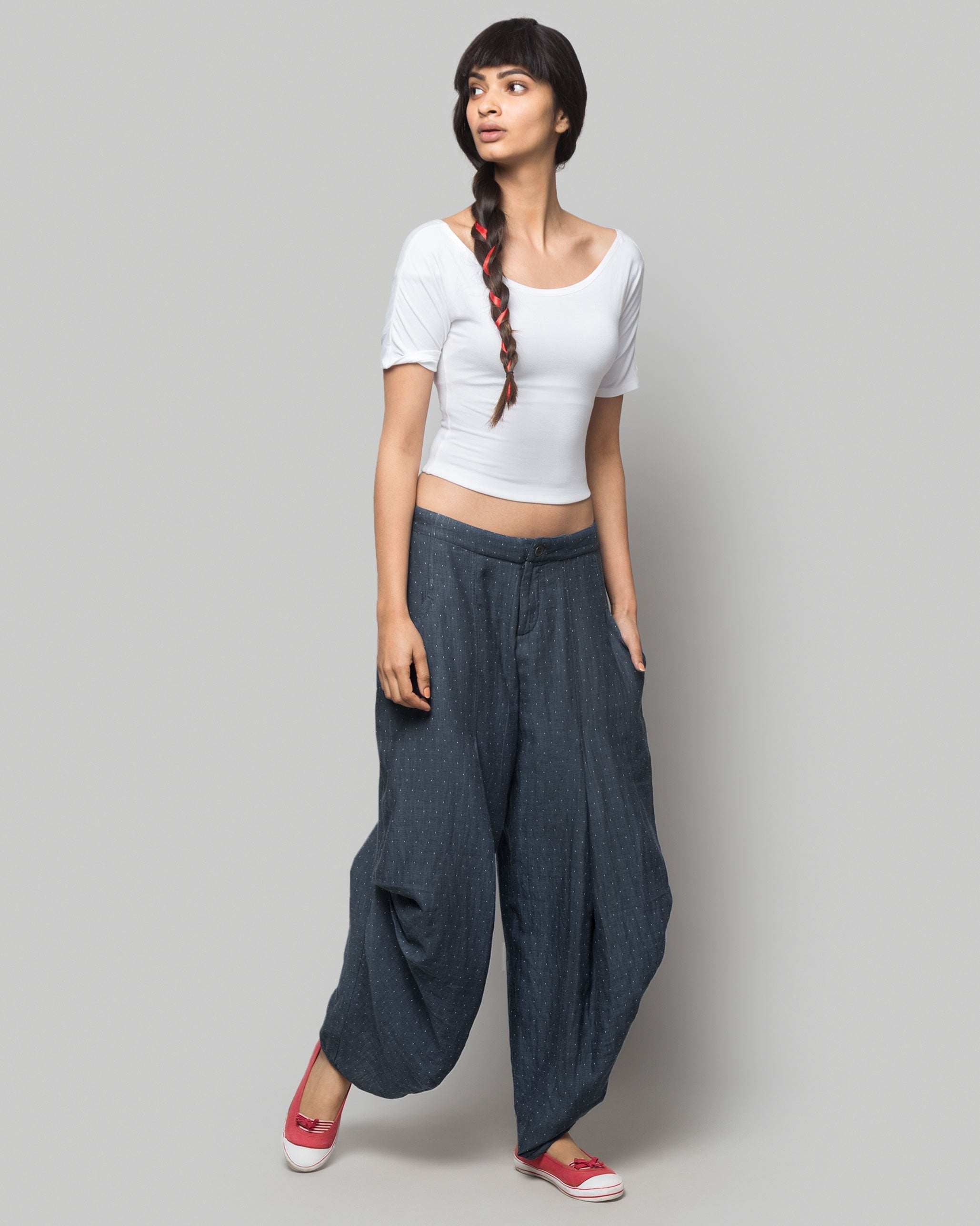 Mayu Trousers - Indigo