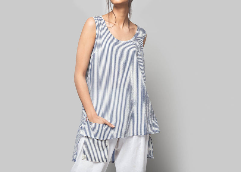 Naemi High-low Stripe Top