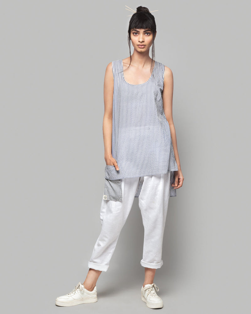 Naemi High-low Stripe Top