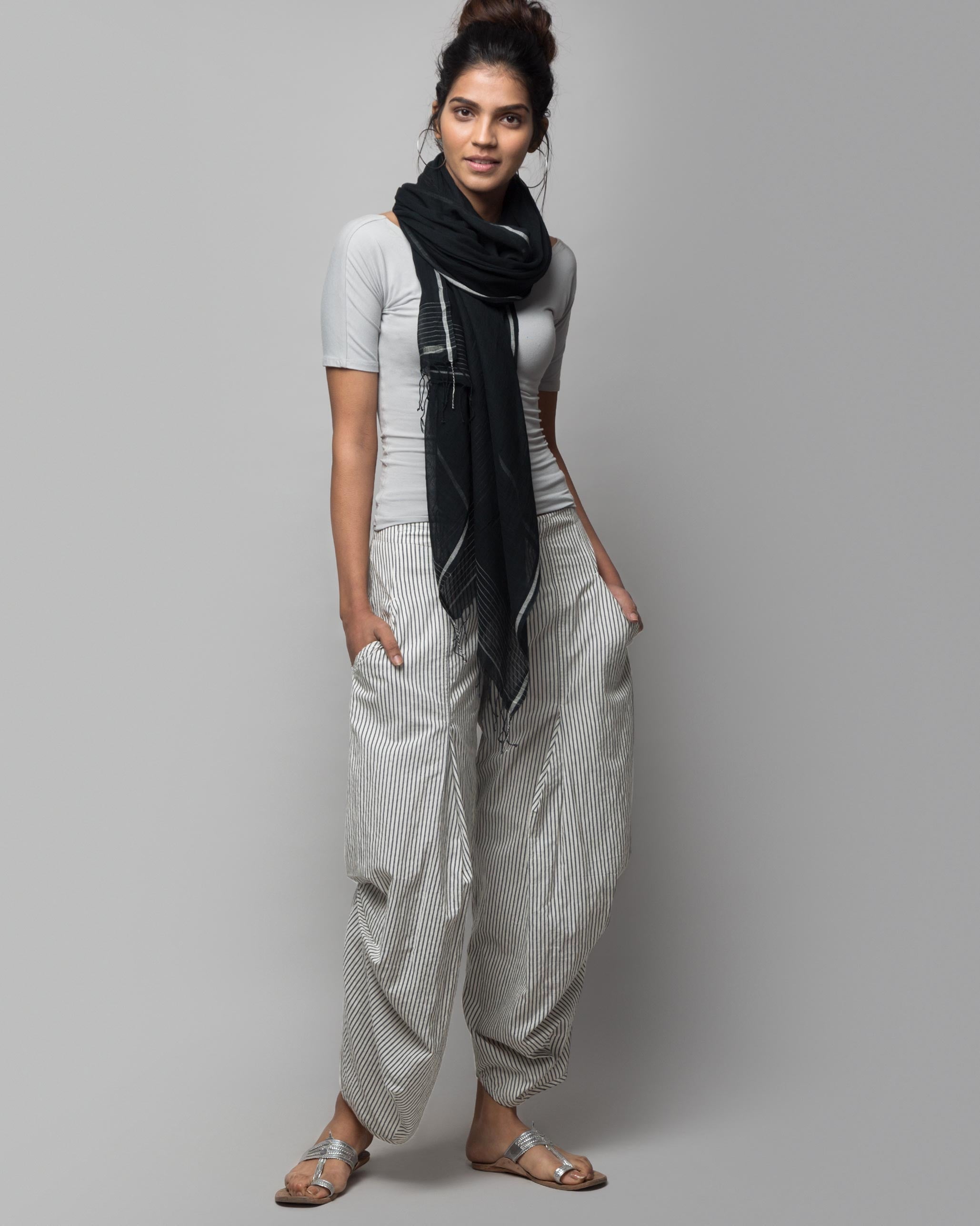 Ajanta Wrap - Charcoal