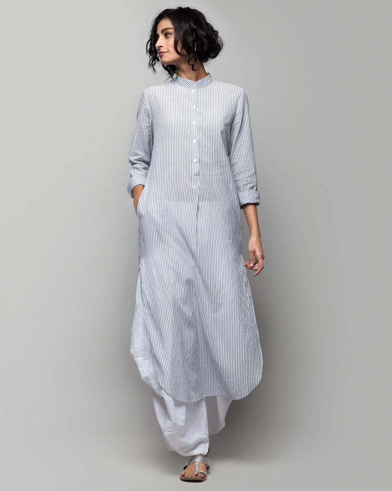 Classic Long Stripe Kurta