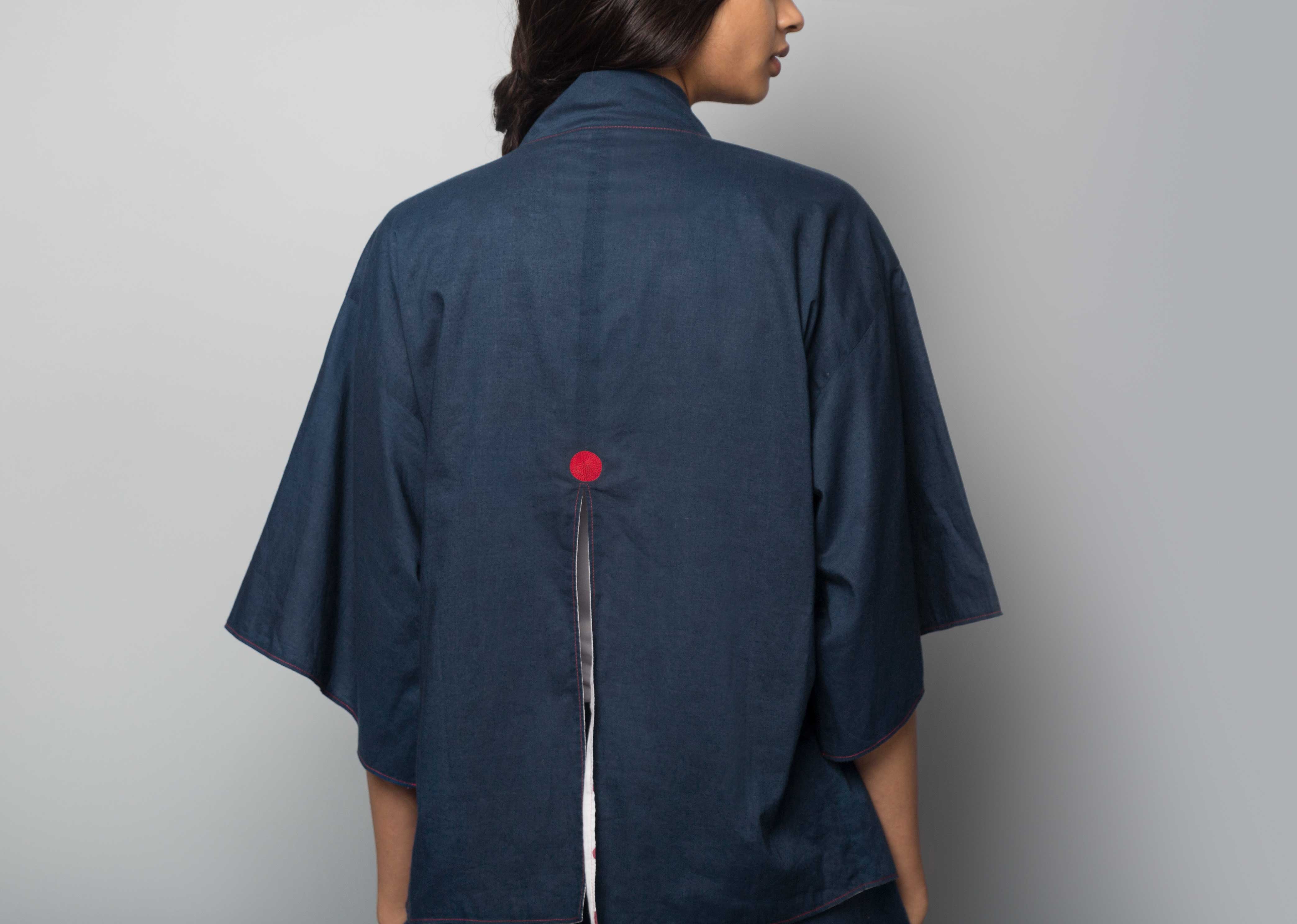 Hibiki Reversible Kimono Overlay