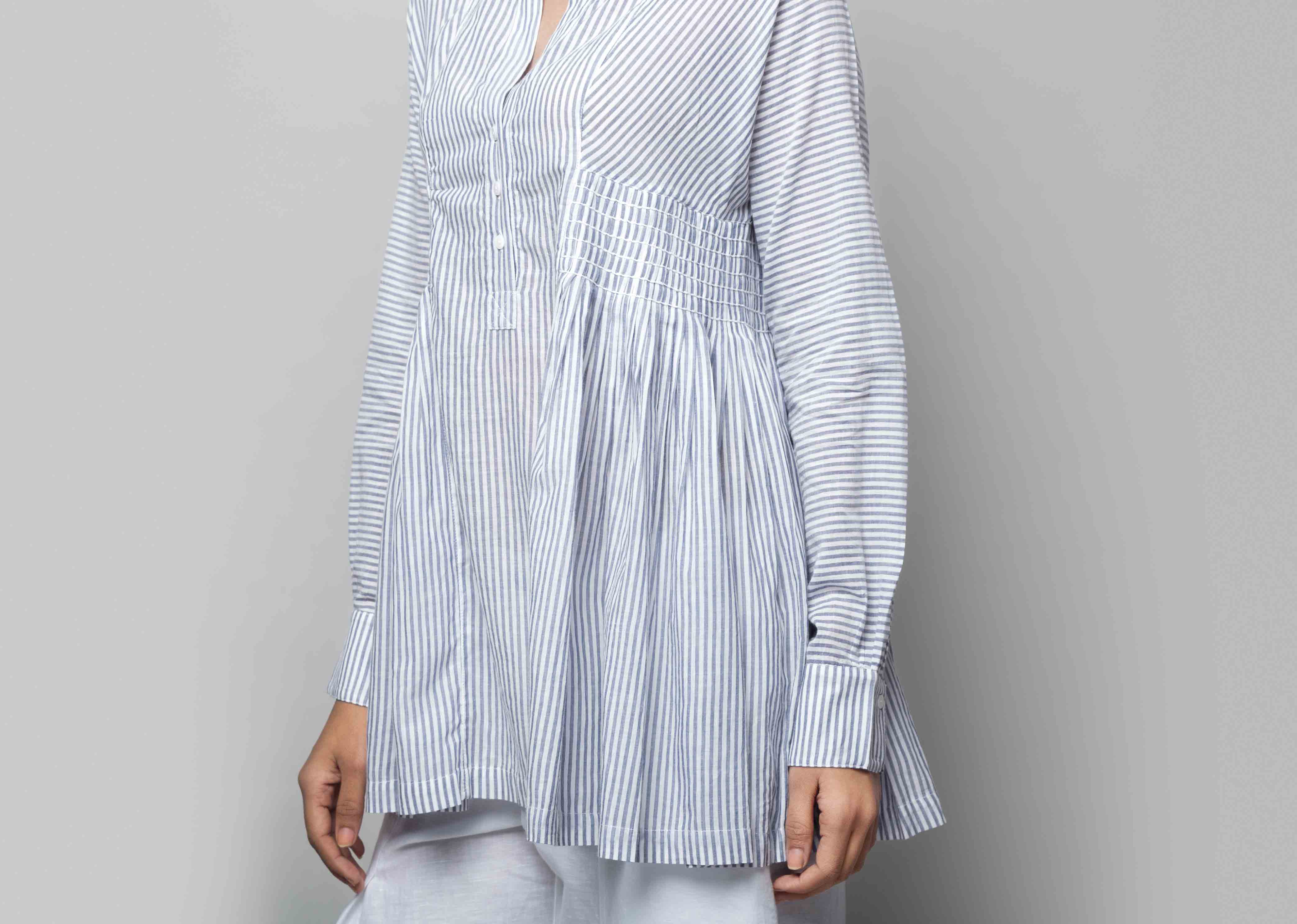 Peasant Stripe Blouse