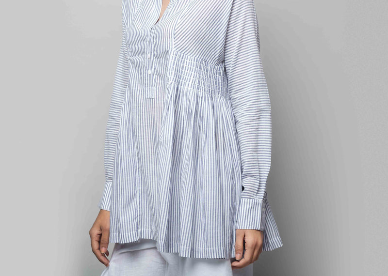 Peasant Stripe Blouse