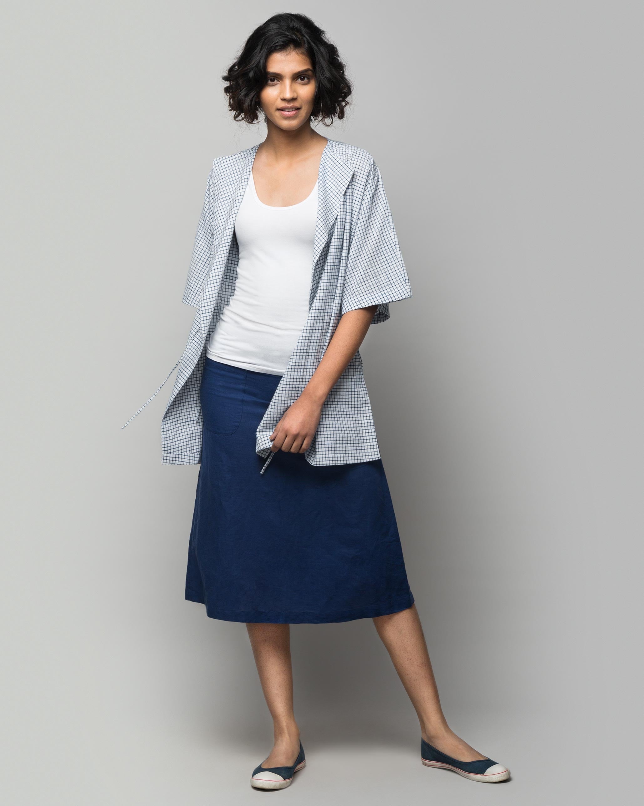 As Per Plan Wrap Top - Check