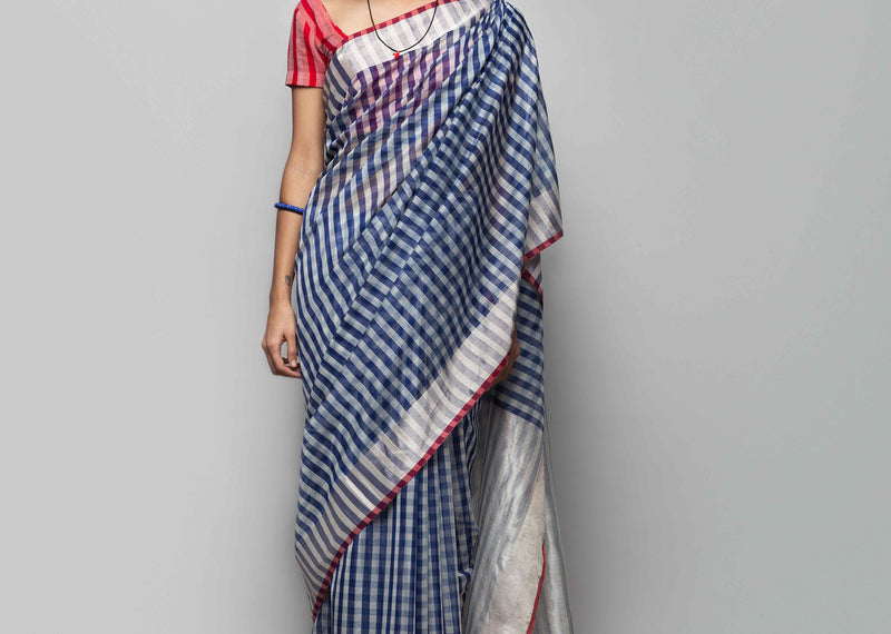 Ao Chanderi Sari