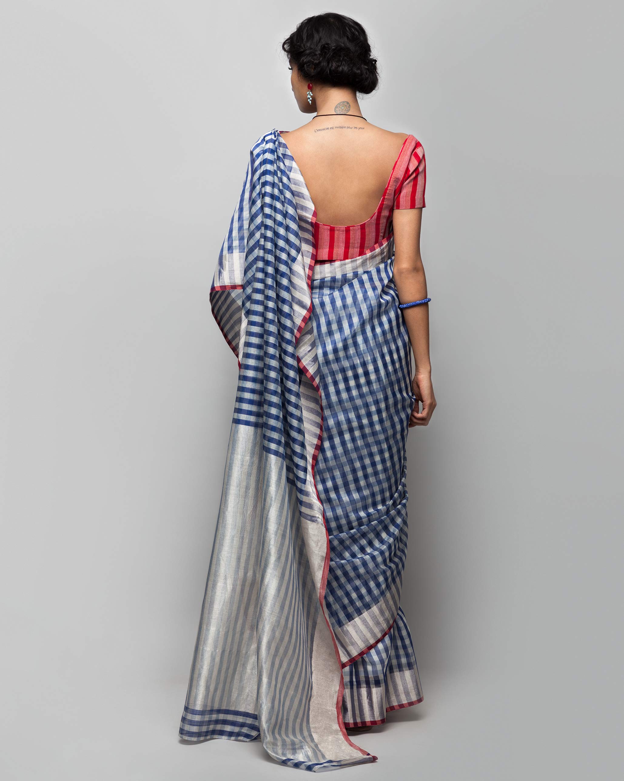 Ao Chanderi Sari