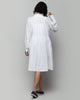 Miya Button-front Plain Dress & Slip Set