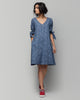 Coco Check Dress - Blue Base