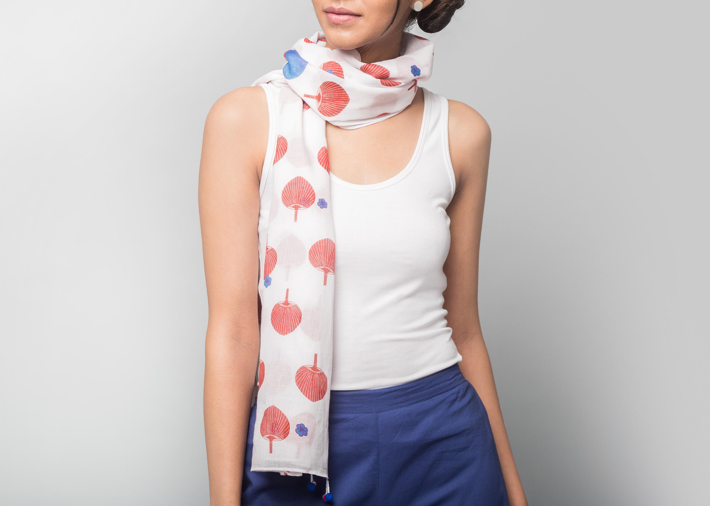 Karui Kaze Scarf - Red