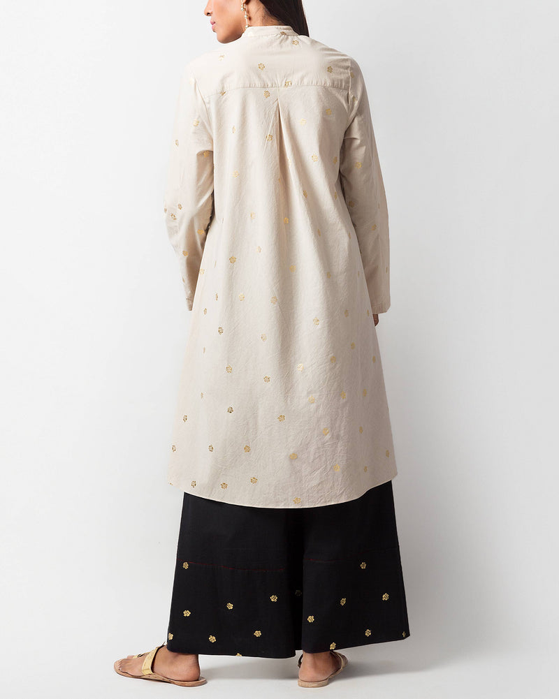 Greet The Sun Kurta - Taupe