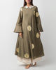 Boat Neck Kurta - Olive