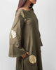 Boat Neck Kurta - Olive