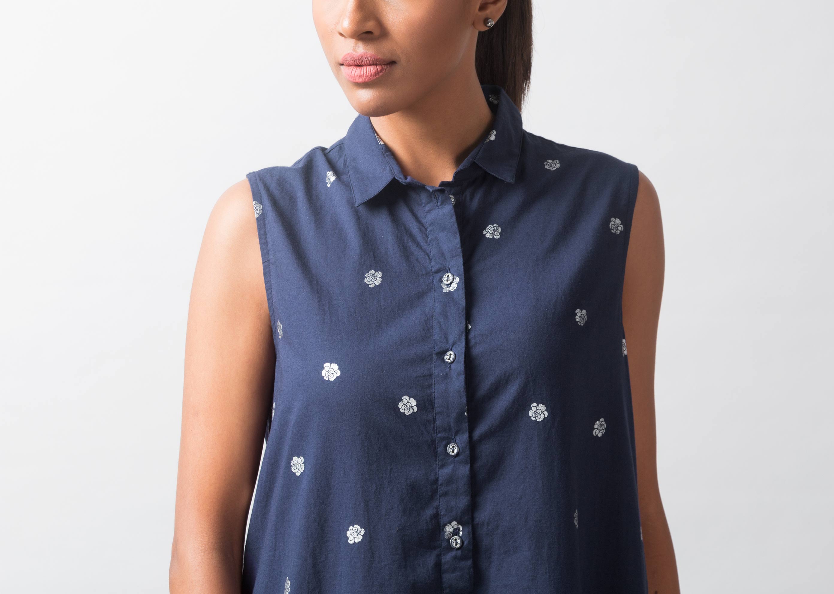 Parallel Kurta - Blue