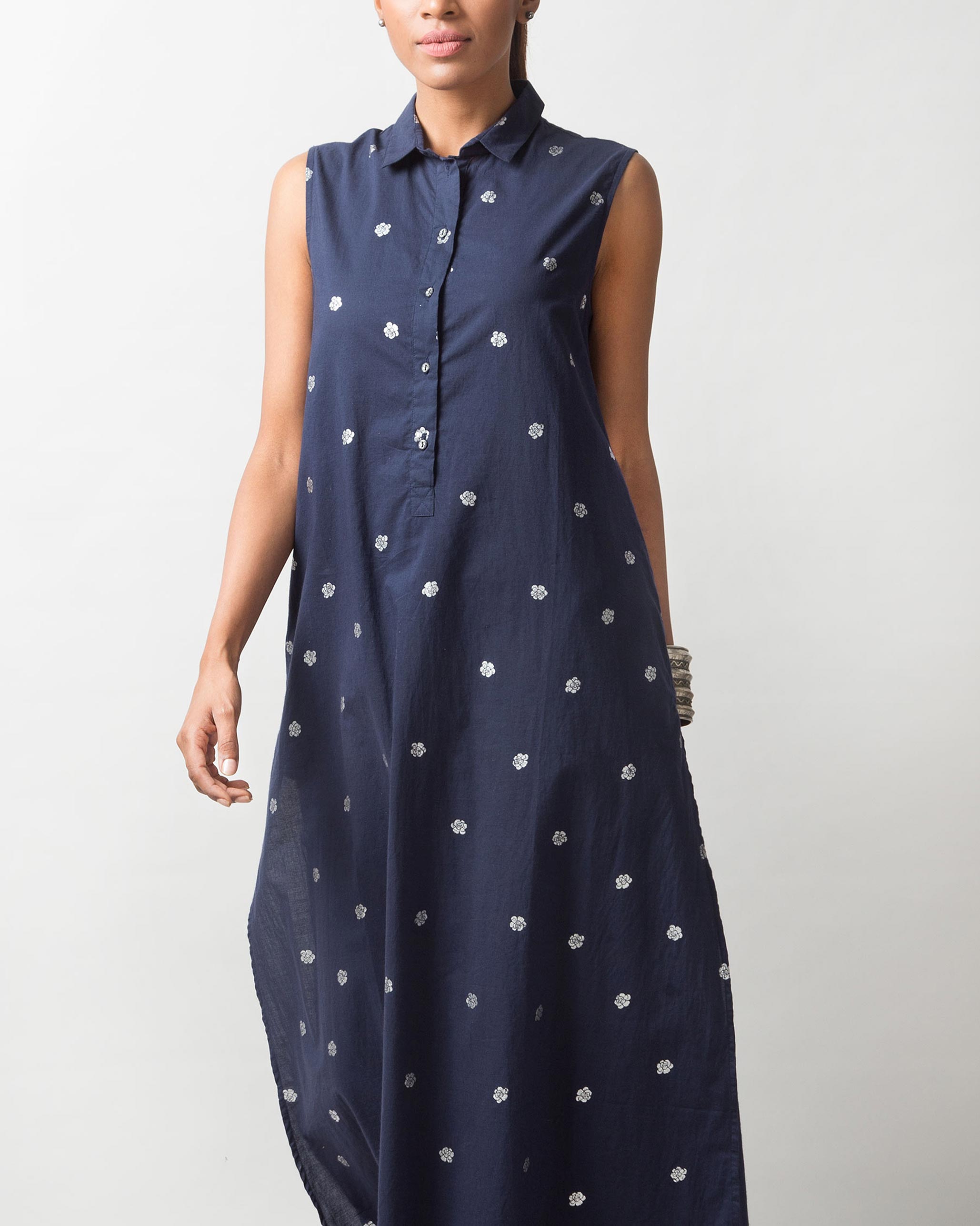 Parallel Kurta - Blue