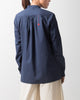 Mandarin Collar Top - Blue