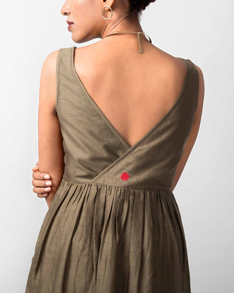 Ashwani Dress - Olive