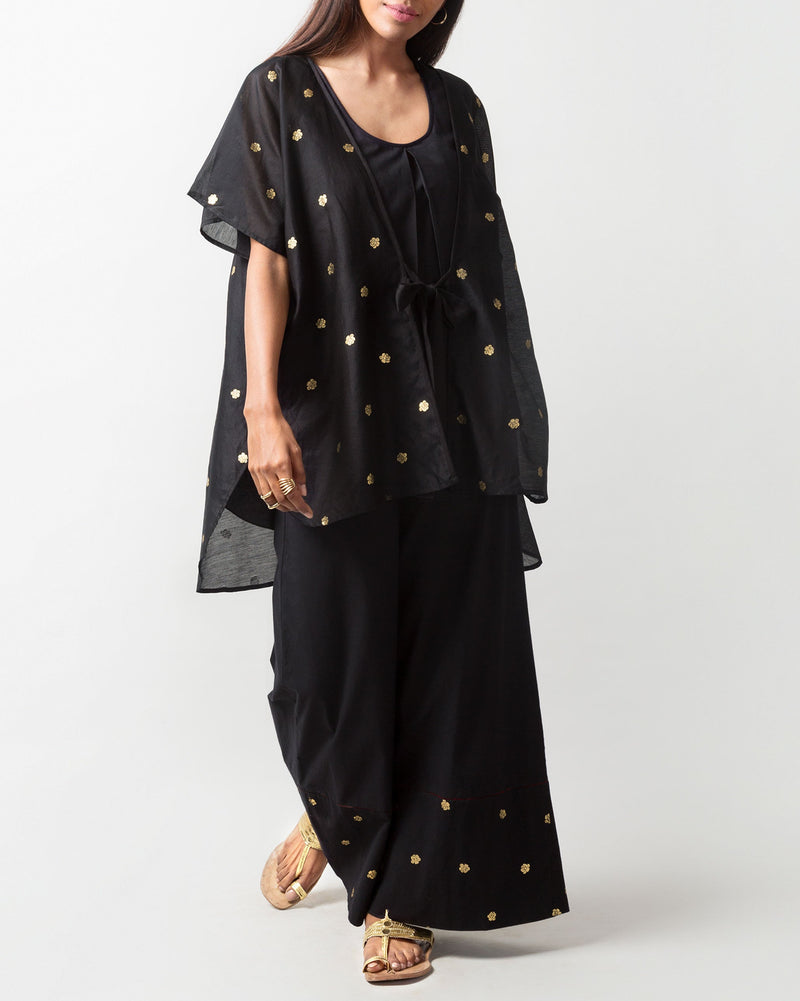 Front-Tie Overlay - Black
