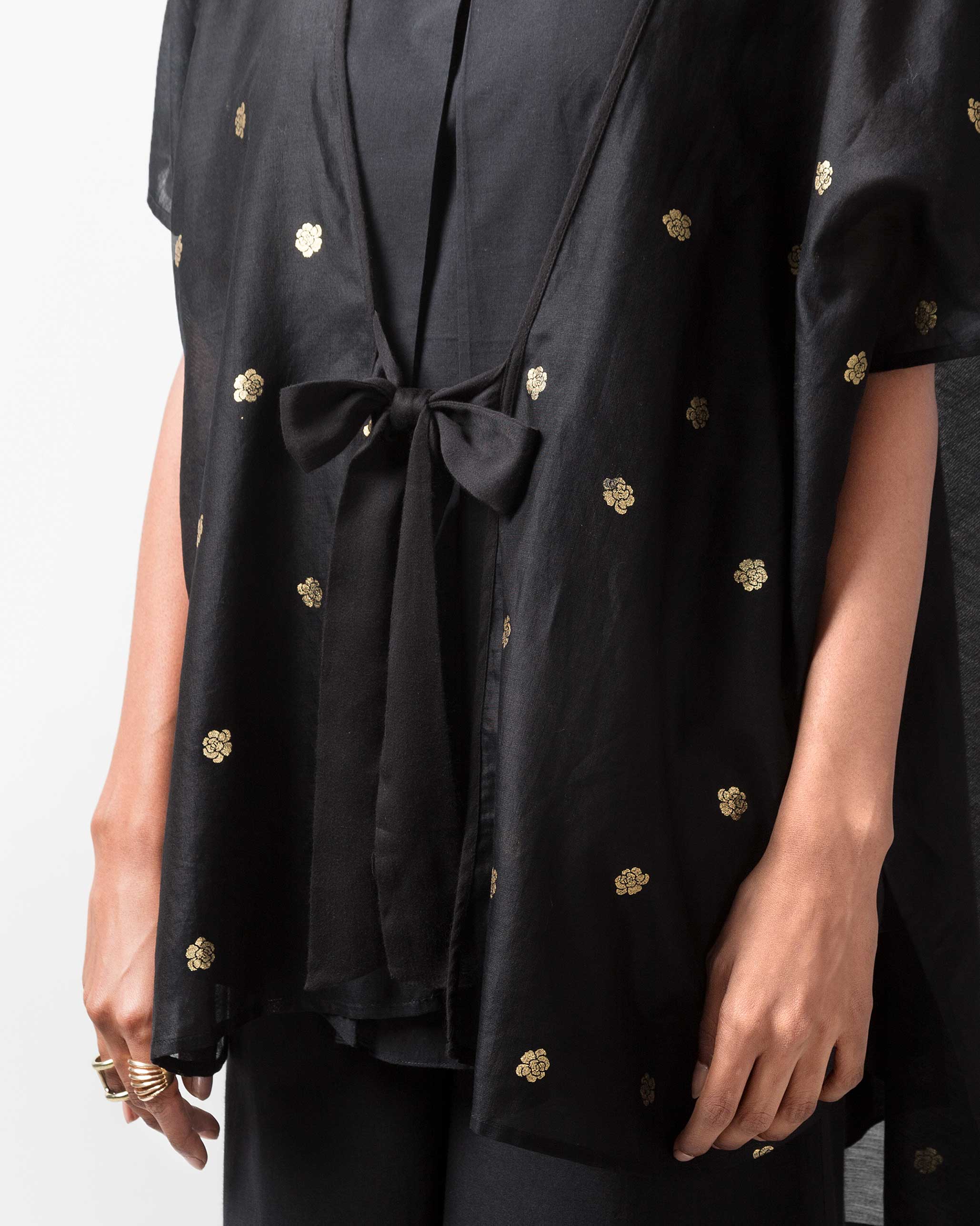 Front-Tie Overlay - Black