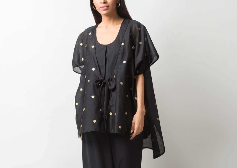 Front-Tie Overlay - Black