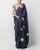 Autumn Bloom Sari - Blue
