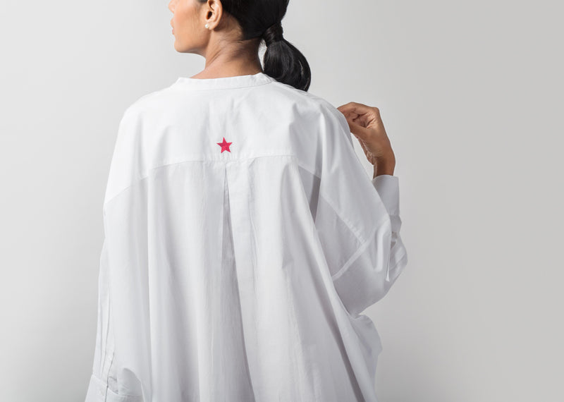 Lazy Sunday Tunic - White