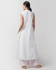 Basic Long Kurta - White