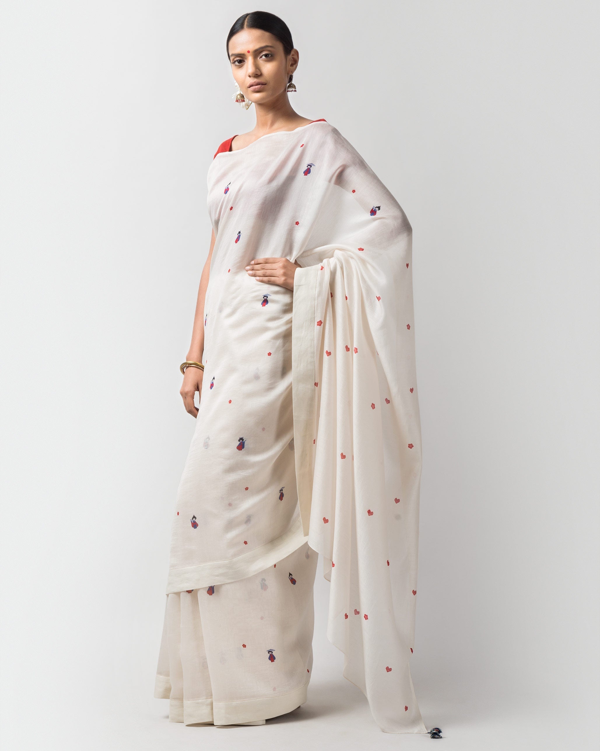 Doll Print Sari